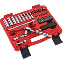 Clarke 1700782 PRO376 34 Piece _" Drive Metric Socket Set