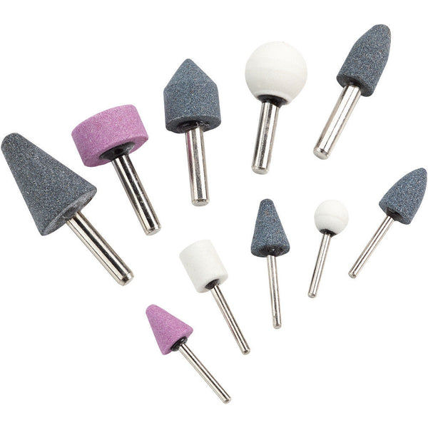 Clarke 3120158 CAT144 10 Piece Grinding Stone Kit