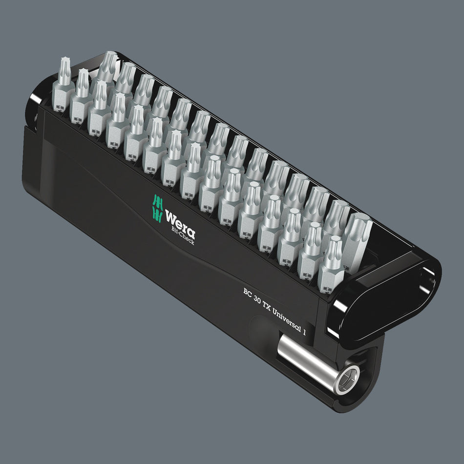 Wera 05057900001 Bit-Check 30 TX Universal 1 SB, 30 pieces