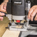 Trend Tools C001FX1/4TC Trend Craftpro 1/4In Shank Two Flute Straight Router Cutter Bit 3.4Mm Dia X 11Mm Cut Depth