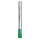 Trend Tools C006BX1/4TC Trend Craftpro 1/4In Shank Two Flute Straight Router Cutter Bit 6.3Mm Dia X 11Mm Cut Depth