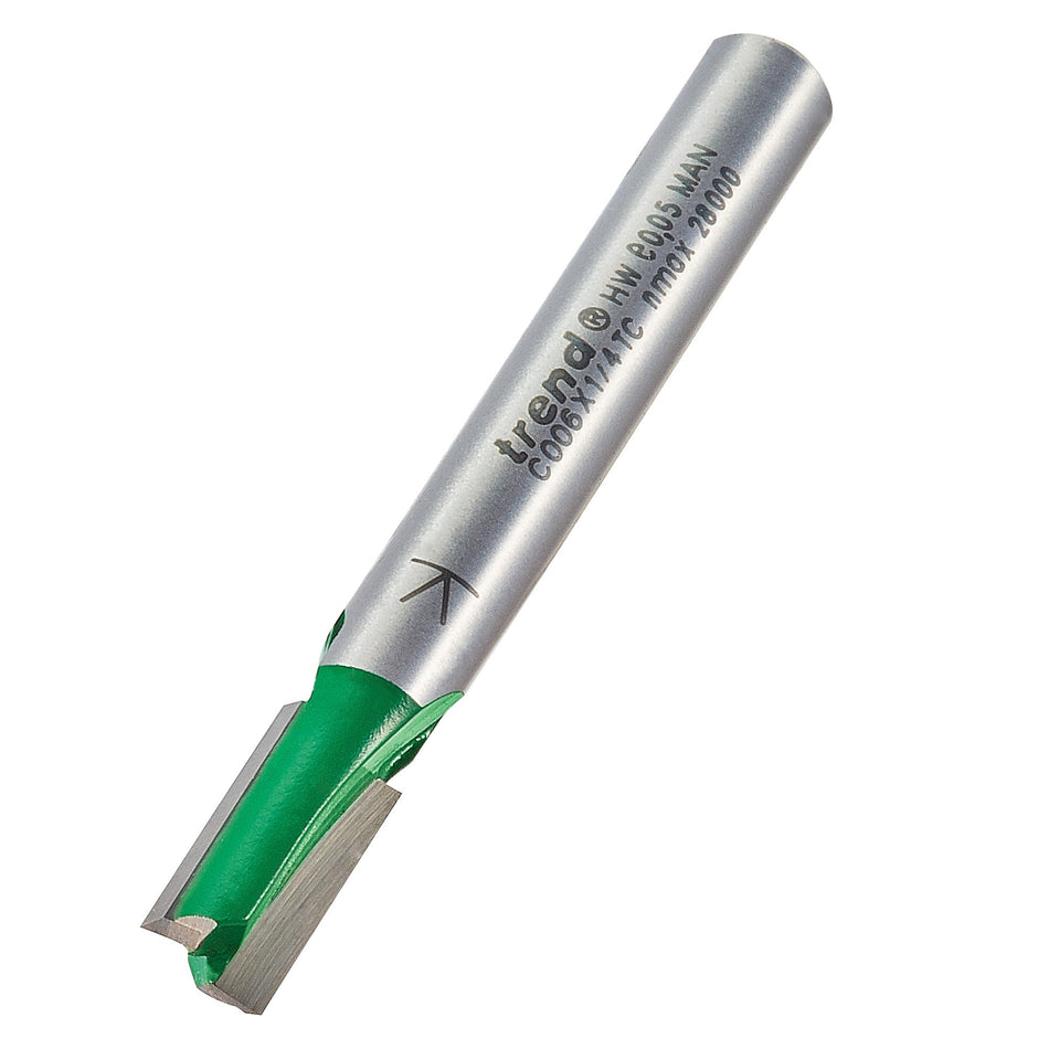 Trend Tools C006X1/4TC Two Flute Cutter 6.3Mm Diameter