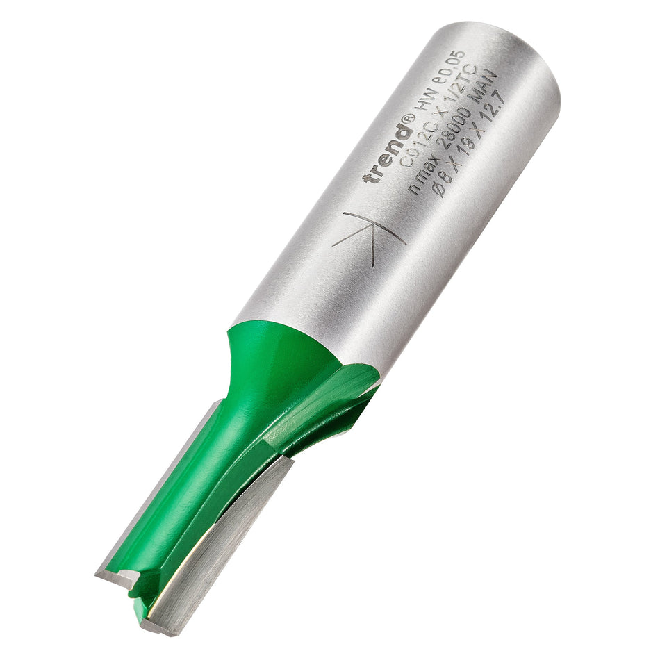 Trend Tools C012CX1/2TC Two Flute Cutter 8Mm Diameter