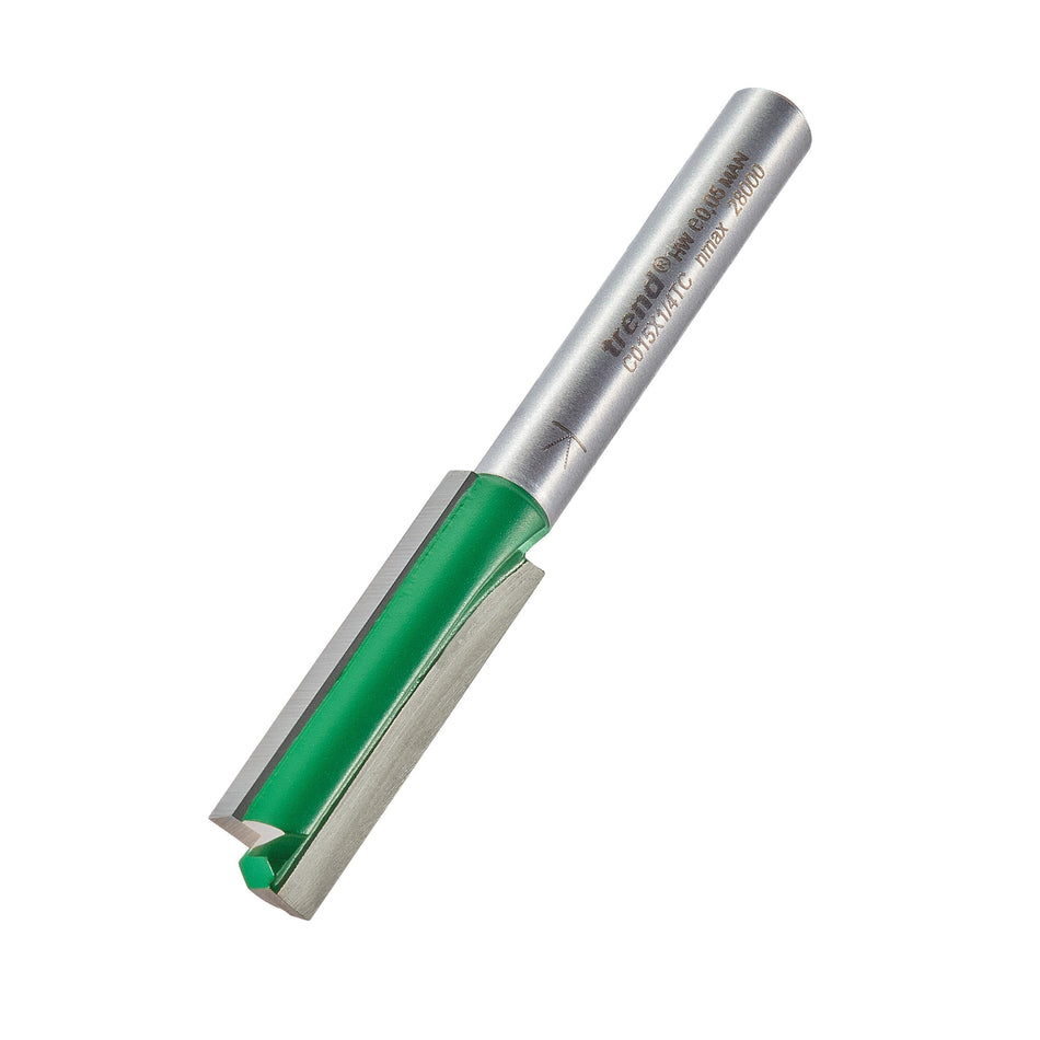 Trend Tools C015X1/4TC Two Flute Cutter 9.5Mm Diameter
