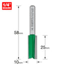 Trend Tools C016CX1/4TC Two Flute Cutter 10Mm Diameter