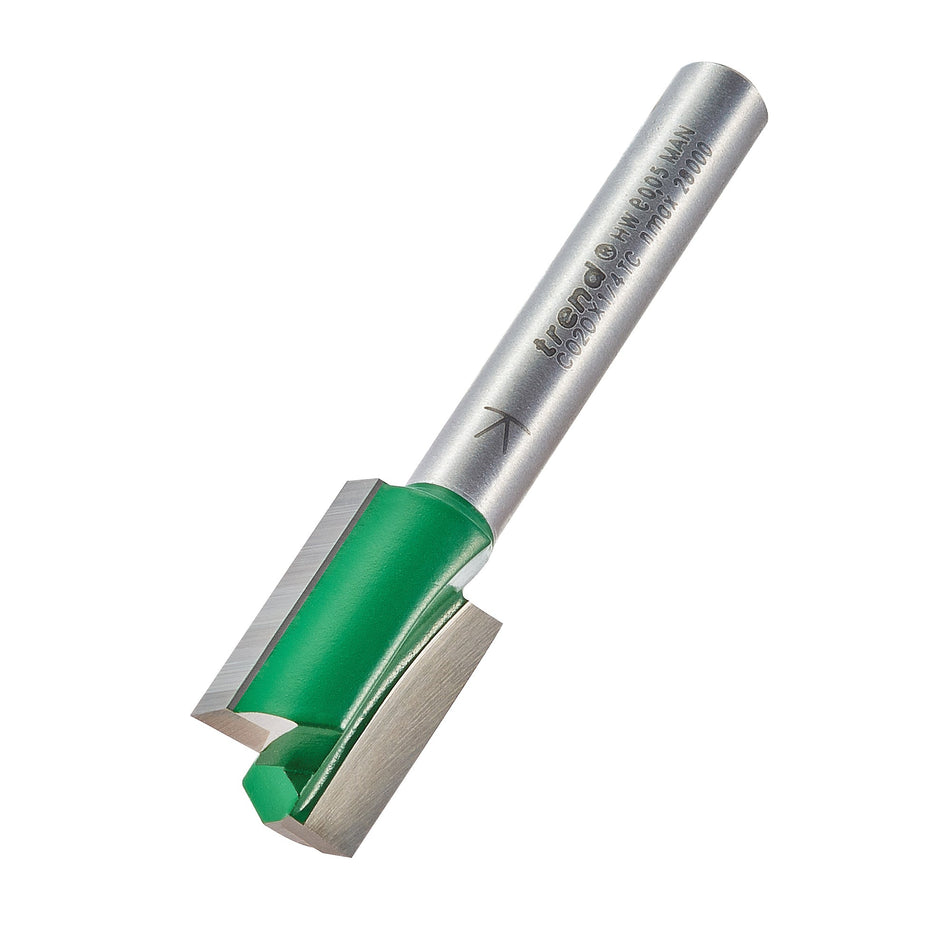 Trend Tools C020X1/4TC Two Flute Cutter 12.7Mm Diameter