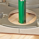 Trend Tools C030FX1/2TC Trend Craftpro 1/2In Shank Two Flute Straight Router Cutter Bit 19.1Mm Dia X 63Mm Cut Depth