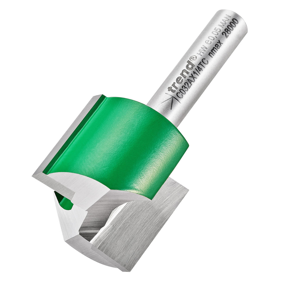 Trend Tools C032AX1/4TC Two Flute Cutter 22Mm Diameter