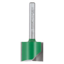 Trend Tools C032CX1/4TC Trend Craftpro 1/4In Shank Two Flute Straight Router Cutter Bit 24Mm Dia X 19Mm Cut Depth