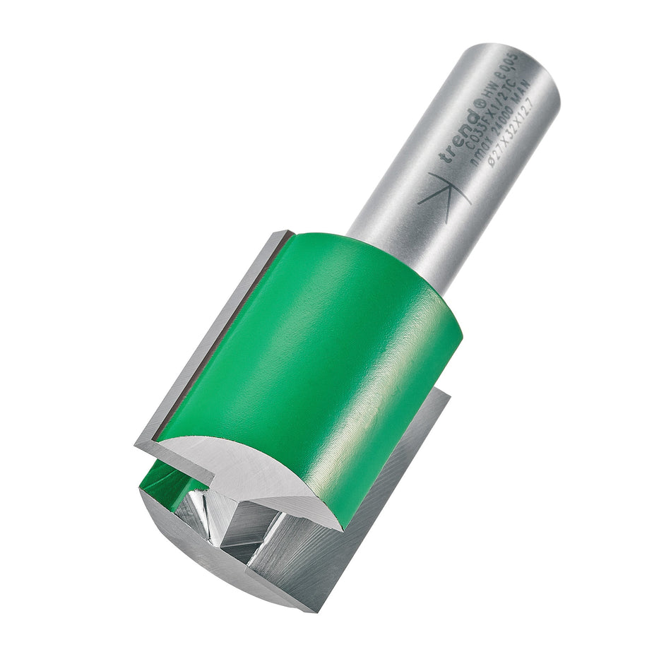 Trend Tools C033FX1/2TC Two Flute Cutter 27Mm Diameter