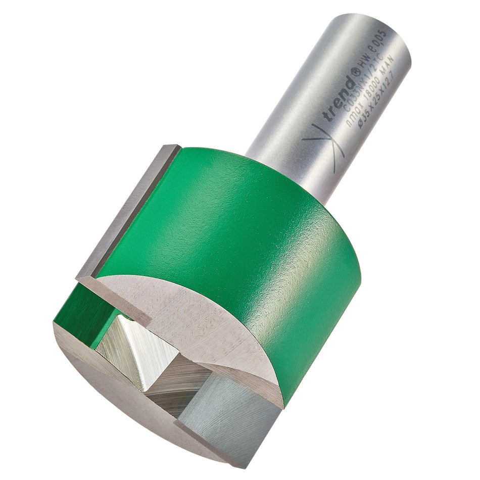 Trend Tools C033NX1/2TC Two Flute Cutter 35Mm Diameter