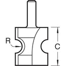 Trend Tools C070CX1/2TC Staff Bead 10Mm Radius