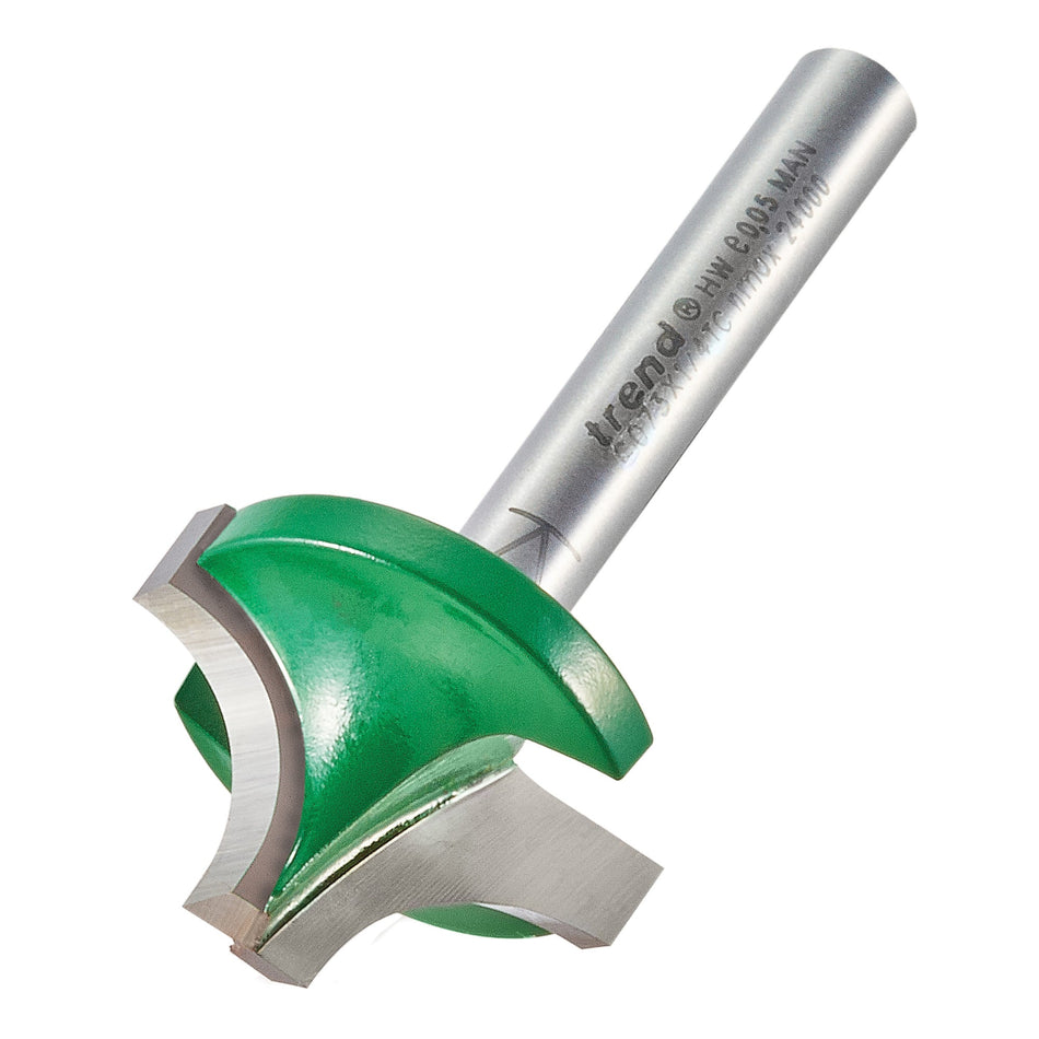 Trend Tools C073X1/4TC Sash Bar 9.5Mm Radius X 25.4Mm Cut