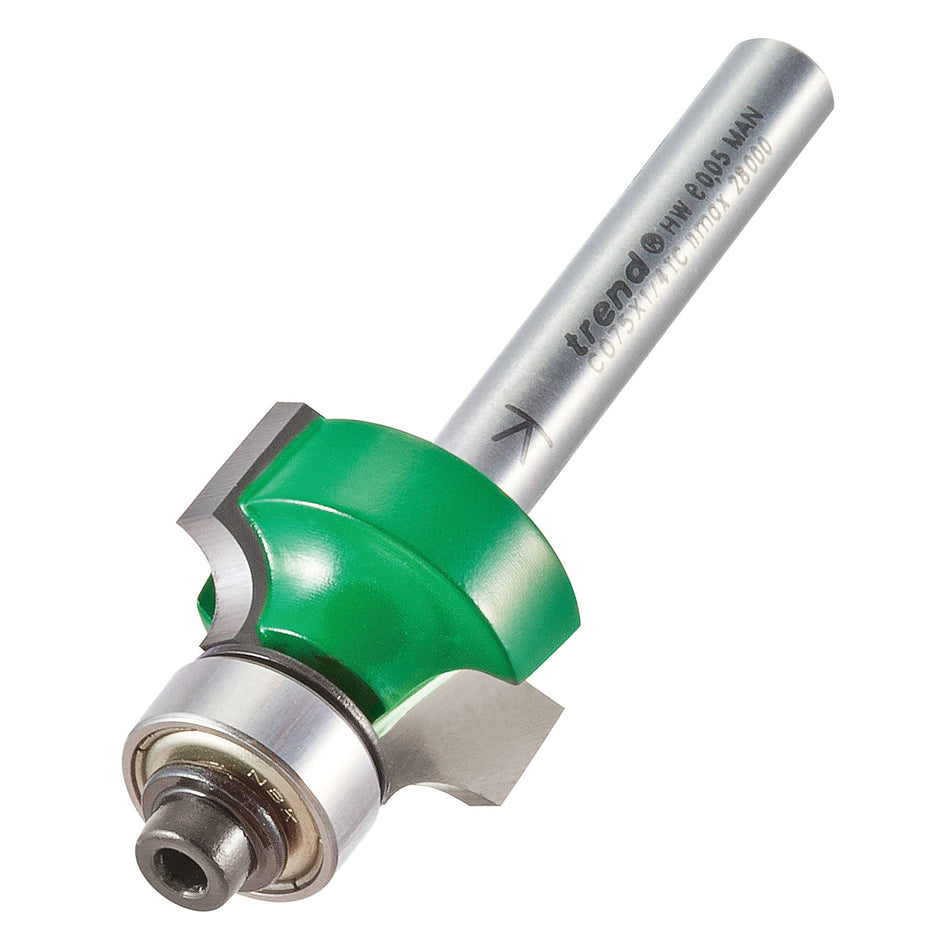 Trend Tools C075X1/4TC Rounding Over 4.8Mm Radius X 12.7Mm Cut