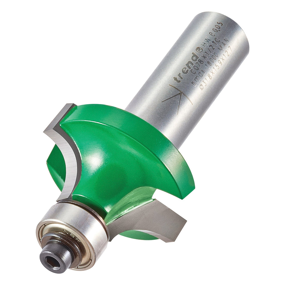 Trend Tools C078X1/2TC Rounding Over 9.5Mm Radius X 15.9Mm Cut