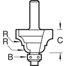 Trend Tools C090X8MMTC Classic Ogee 4Mm Radius
