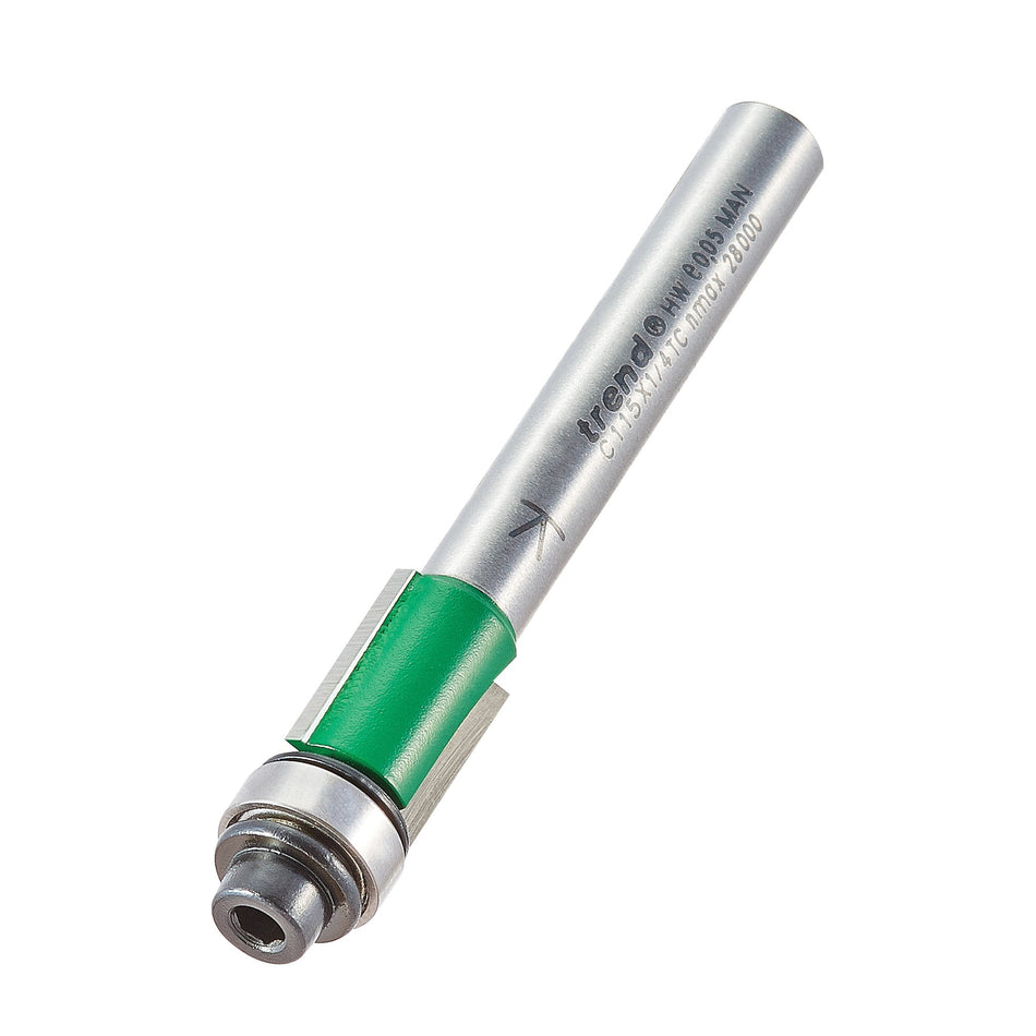 Trend Tools C115X1/4TC Self Guided Trimmer 9.5Mm Diameter