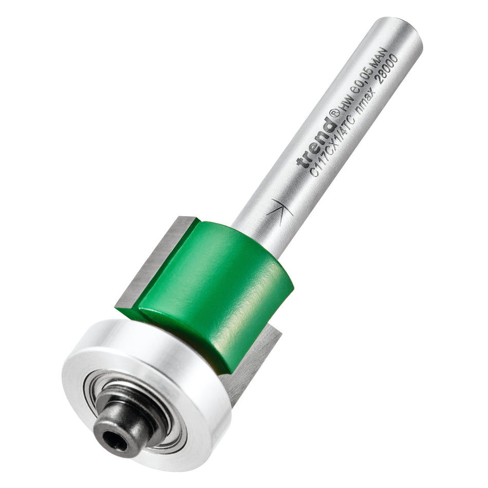 Trend Tools C117CX1/4TC Guided Trimmer 18.2Mm Diameter
