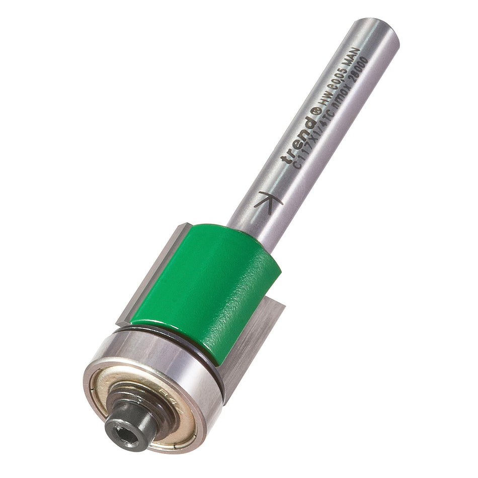 Trend Tools C117X1/4TC Guided Trimmer 15.9Mm Diameter