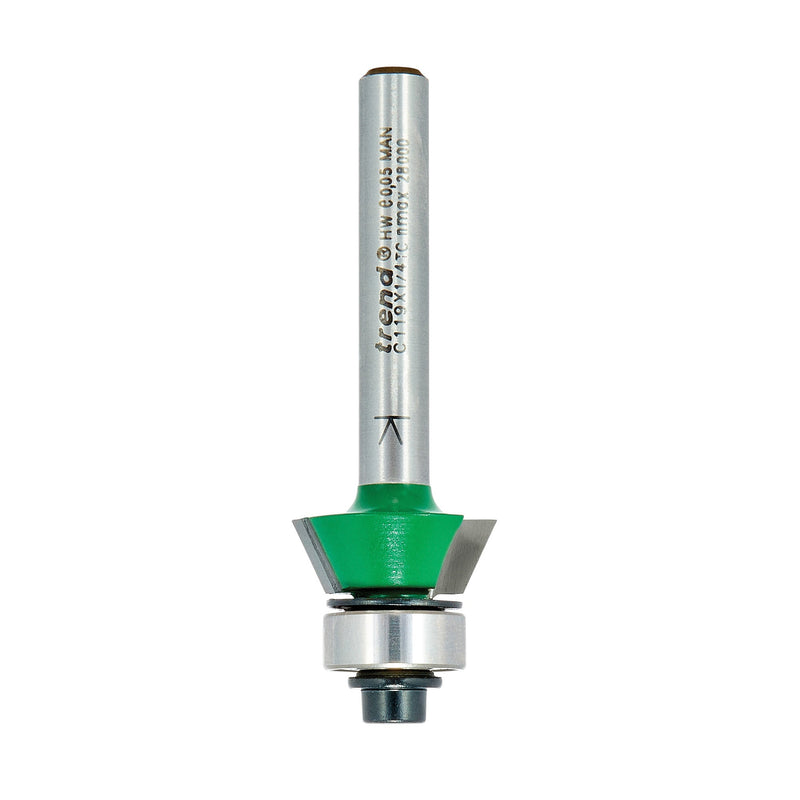 Trend Tools C119X1/4TC Self Guided Bevel Trim Angle=65 Degrees