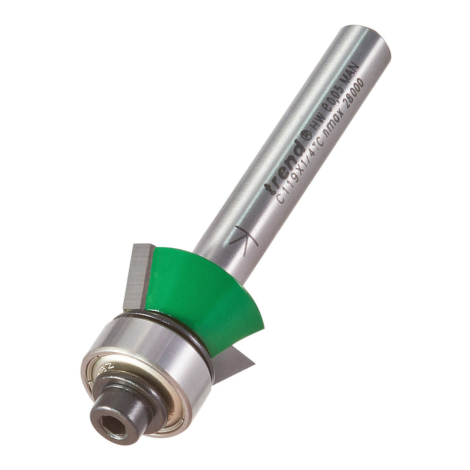 Trend Tools C119X1/4TC Self Guided Bevel Trim Angle=65 Degrees