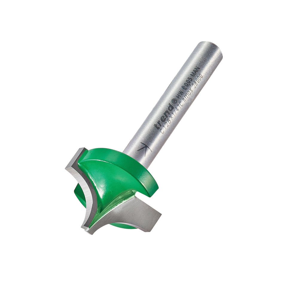 Trend Tools C128X1/4TC Rounding Over 9.5Mm Radius X 22.2Mm Cut