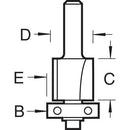 Trend Tools C133X1/4TC Overlap Trim12.7Mm Diameter