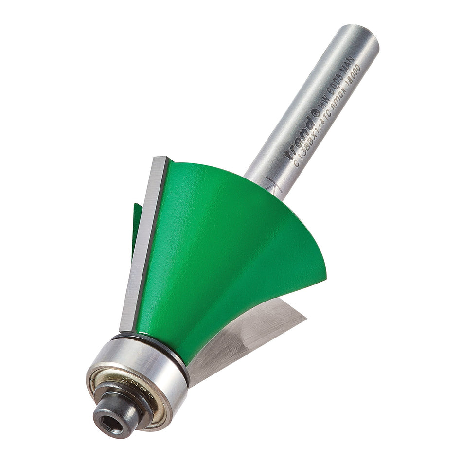 Trend Tools C138BX1/4TC Self Guided Chamfer 67.5 Degrees X 22.2Mm Cut