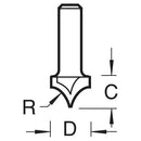 Trend Tools C141X1/4TC Panel Veining 4.8Mm Radius