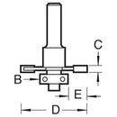 Trend Tools C143X1/4TC Slotting 3.2Mm Cut