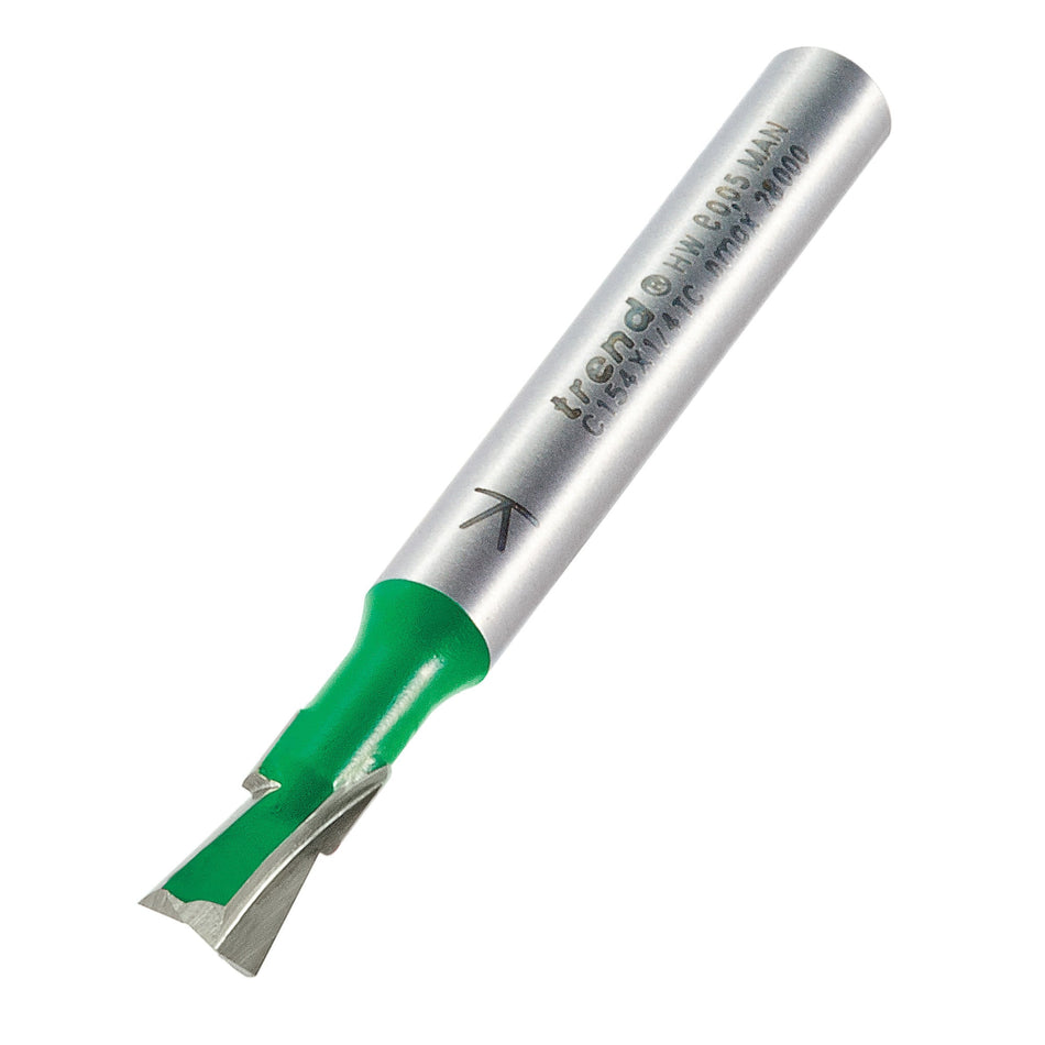 Trend Tools C154X1/4TC Dovetail 6.0Mm Diameter X 98 Degrees Two Flute