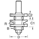 Trend Tools C155X1/2TC Ogee Profile Scriber Set