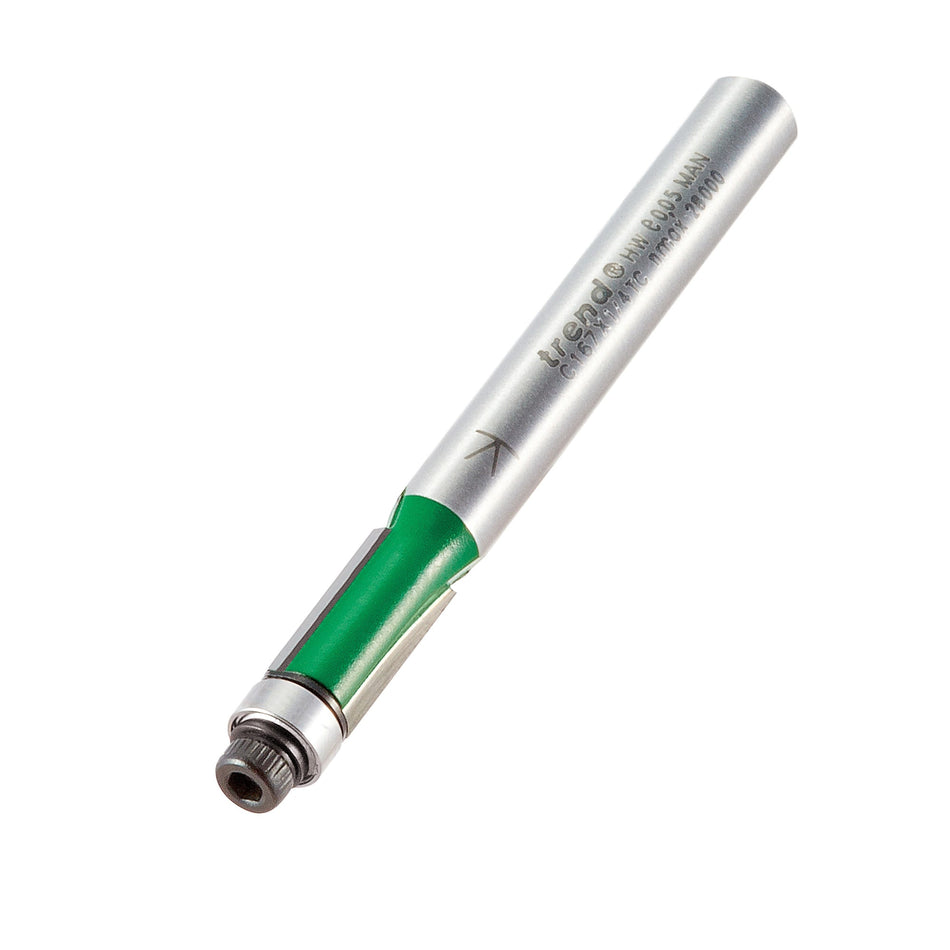 Trend Tools C167X1/4TC Guided Trimmer 6.35Mm Diameter X 12.7Mm