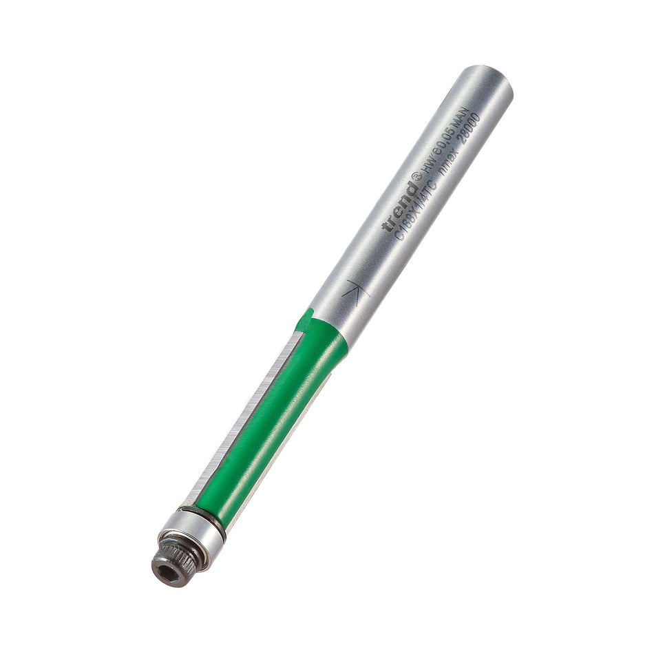 Trend Tools C168X1/4TC Guided Trimmer 6.35Mm Diameter X 25.4Mm