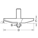 Trend Tools C170X1/2TC Bearing Guided Bevel Panel Raiser 15 Degrees