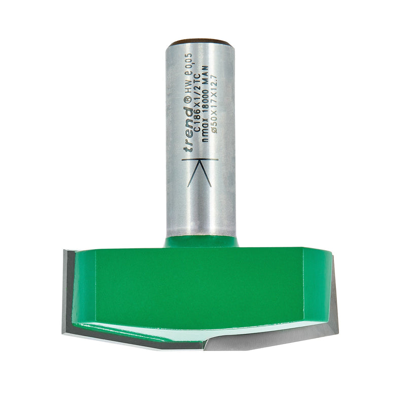 Trend Tools C186X1/2TC Bevel Panel Raiser 10 Degrees 50Mm Diameter