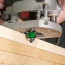Trend Tools C193AX1/4TC Trend Craftpro 1/4In Bearing Guided Rebater 24Mm Dia X 12.7Mm Cut Depth