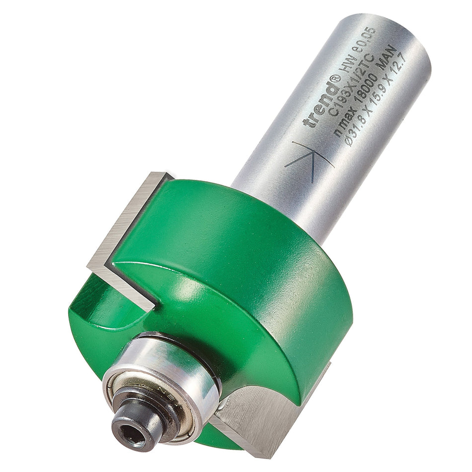 Trend Tools C193X1/2TC Bearing Guided Rebater 31.8Mm Diameter X 15.9Mm