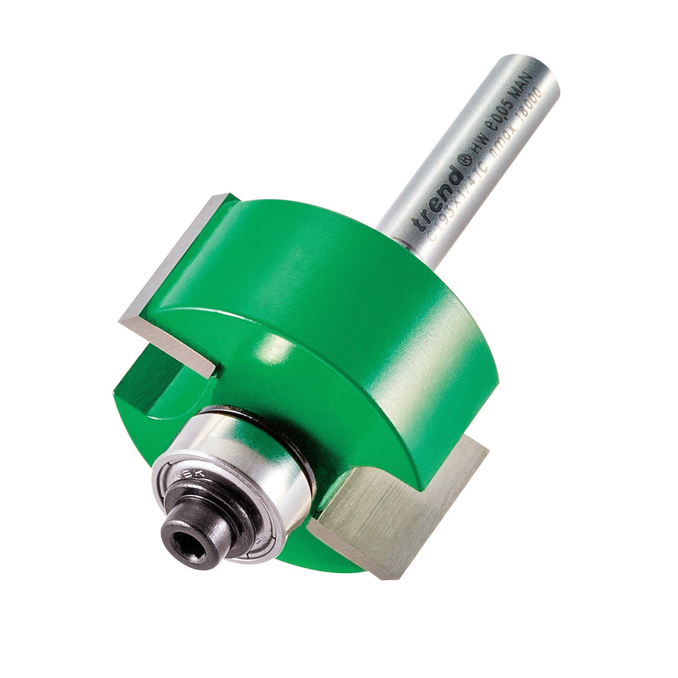 Trend Tools C193X1/4TC Bearing Guided Rebater 31.8Mm Diameter X 15.9Mm