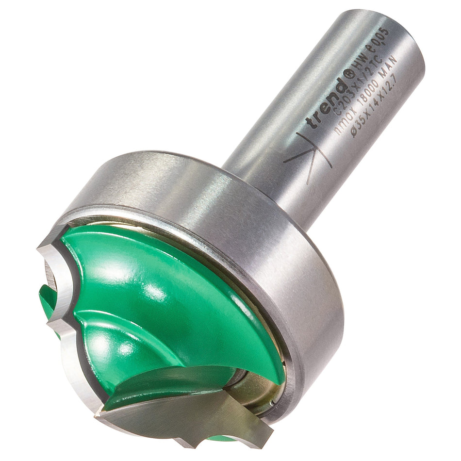 Trend Tools C203X1/2TC Bearing Guided Classic Panel 6.3Mm Radius