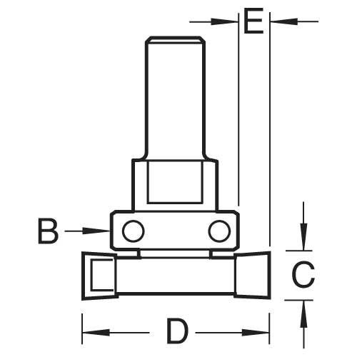 Trend Tools C221X1/2TC Intumescent Cutter 15Mm X 40Mm