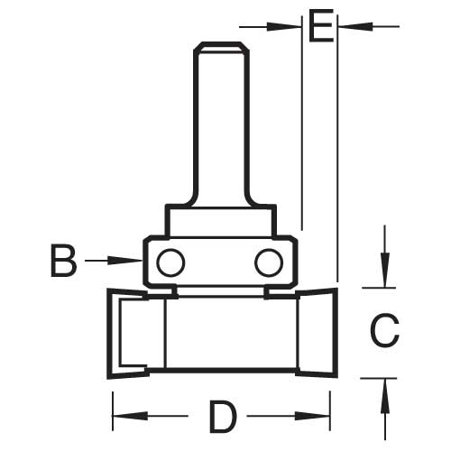 Trend Tools C220X1/4TC Intumescent Cutter 15Mm X 24Mm