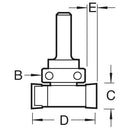 Trend Tools C220X1/4TC Intumescent Cutter 15Mm X 24Mm