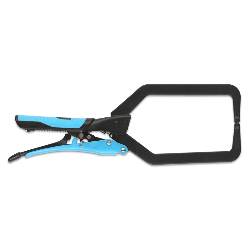 OX Hand Tools P204402 Auto Adjust 10-Inch Long Reach C Clamp - Gripped