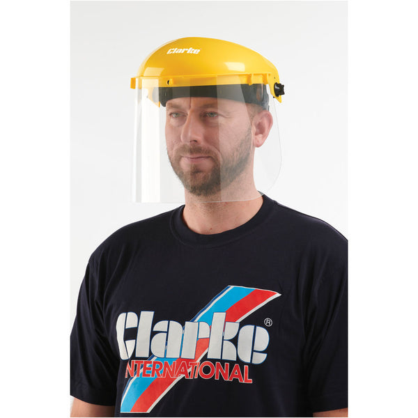 Clarke 8133811 SV1B Full Face Safety Visor (Yellow)