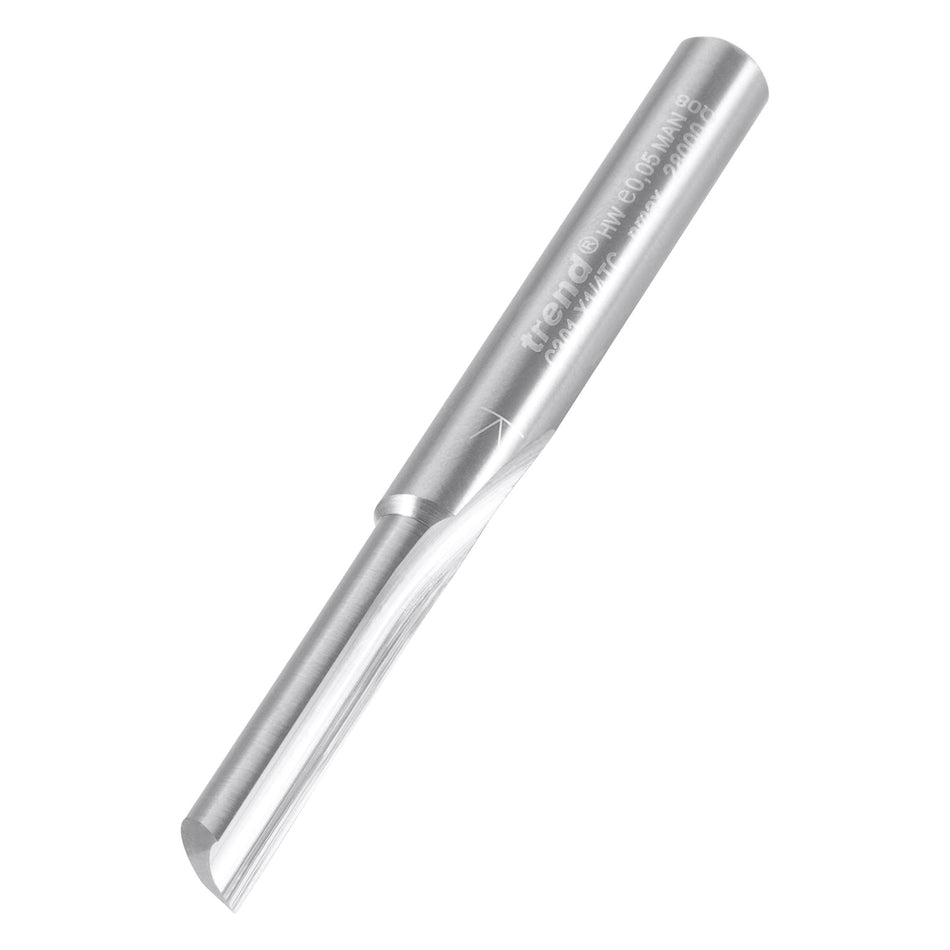 Trend Tools C301X1/4TC Trend Craftpro 1/4 Single Flute Abs/Pvc 6.3Mm Dia X 25Mm Cut Depth