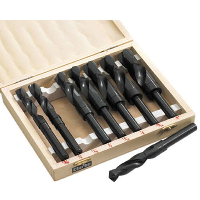 Clarke 1801504 CHT504 - 8 piece Blacksmiths Drill Bit Set (9/16" - 1")