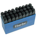 Clarke 1700319 ET145 6mm Letter Punch Set