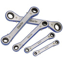 Clarke 1700441 PRO41 5 piece 6 - 21mm  Angle Head Ratchet Ring Spanner Set