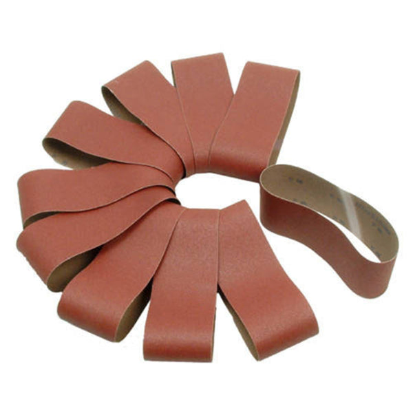 Clarke 6468046 Aluminium Oxide Sanding Belts 76x533mm 120 Grit - Pk10